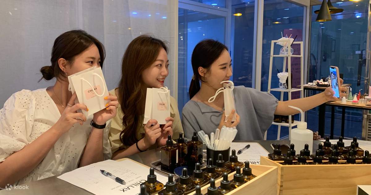 Perfume Making Class Experience at CHILLAX Scent Studio in Busan Klook India